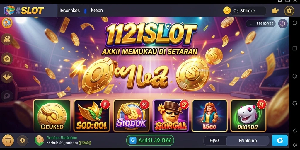 Tampilan menarik gameplay 1121SLOT yang penuh aksi seru.
