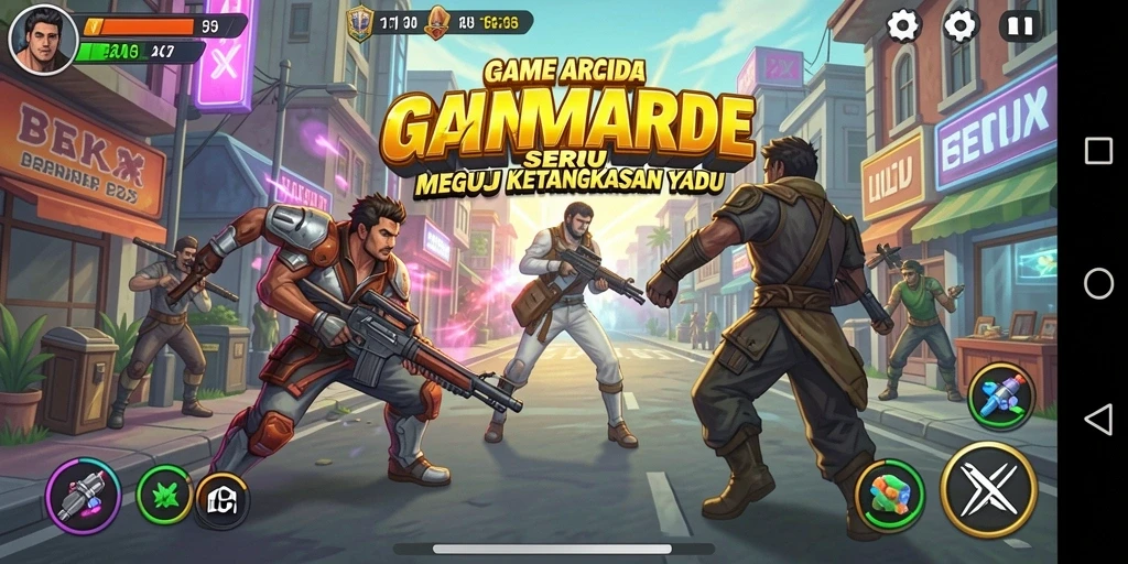 Tampilan seru gameplay 116X dengan tantangan menarik.