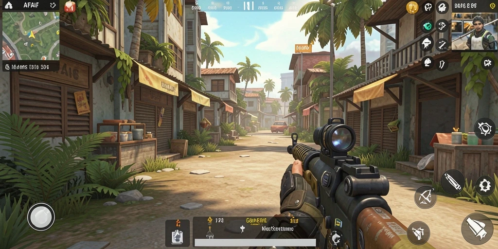 Tampilan gameplay AFAF yang mendebarkan dan penuh aksi.