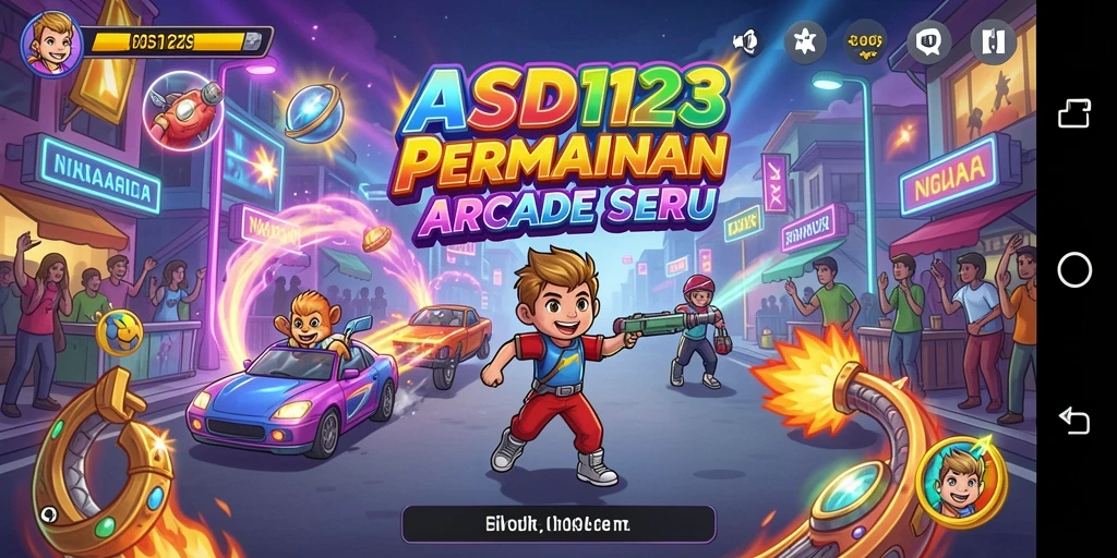 Tampilan gameplay seru dari ASD123 yang menantang dan menghibur.