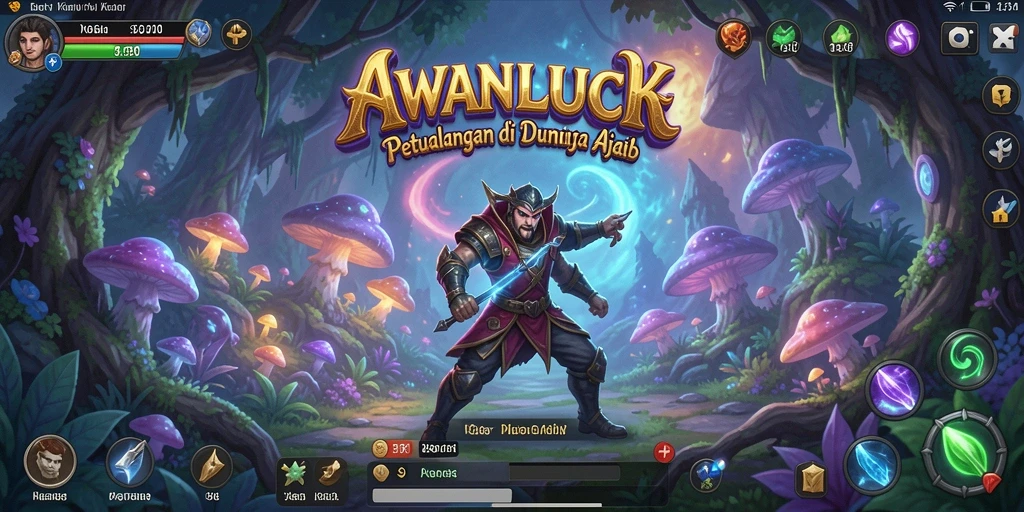 Gameplay seru dalam petualangan Awanluck yang memikat.