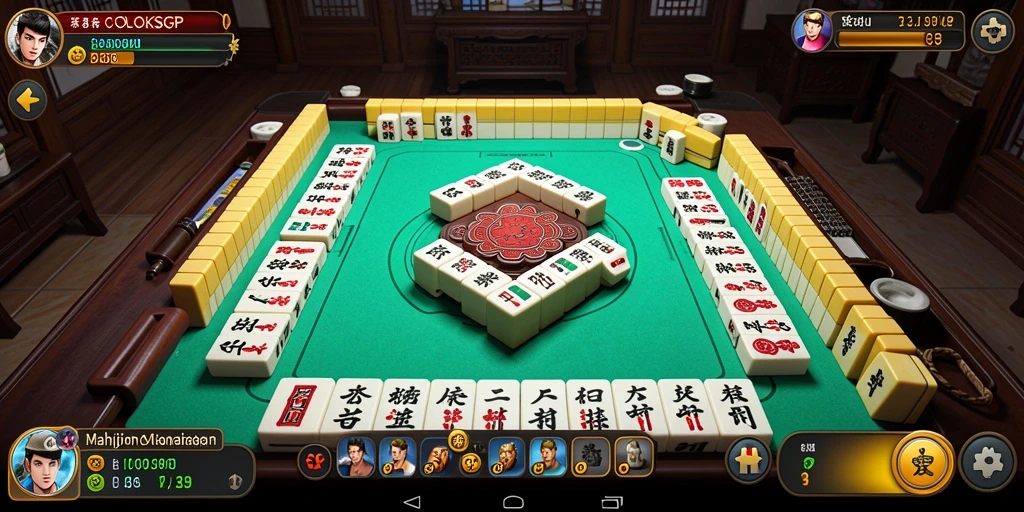 Screenshot COLOKSGP menampilkan gameplay Mahjong yang memukau dan dinamis.