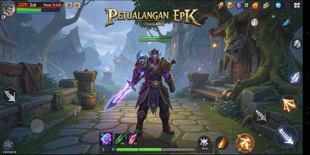 Tampilan gameplay DYO1 dengan pertarungan yang mendebarkan.