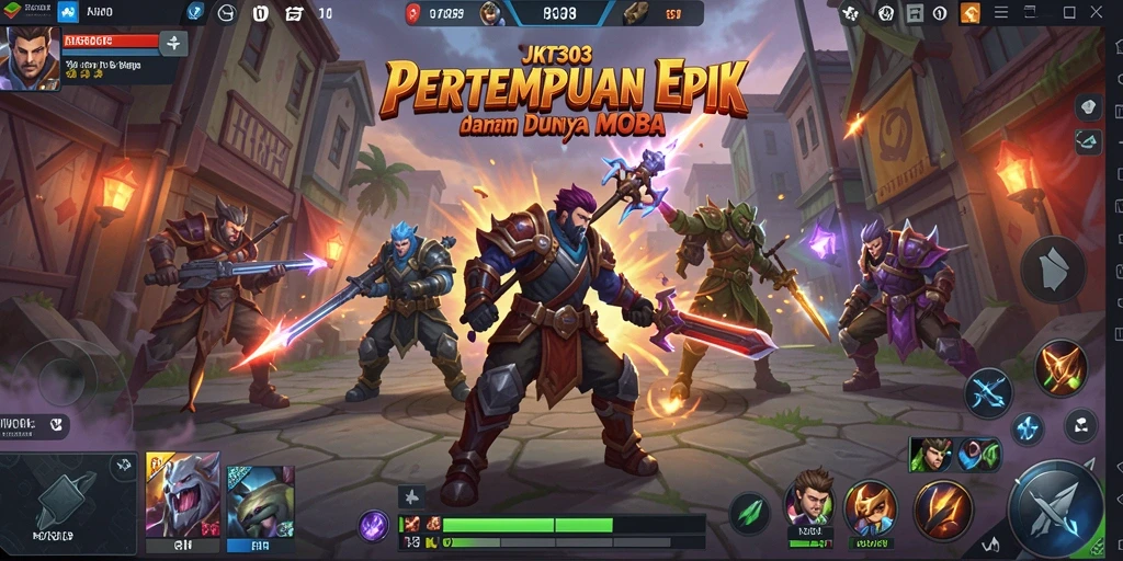 Tangkapan layar menampilkan pertempuran seru dalam <strong>JKT303</strong> yang diwarnai dengan aksi tim yang intens.