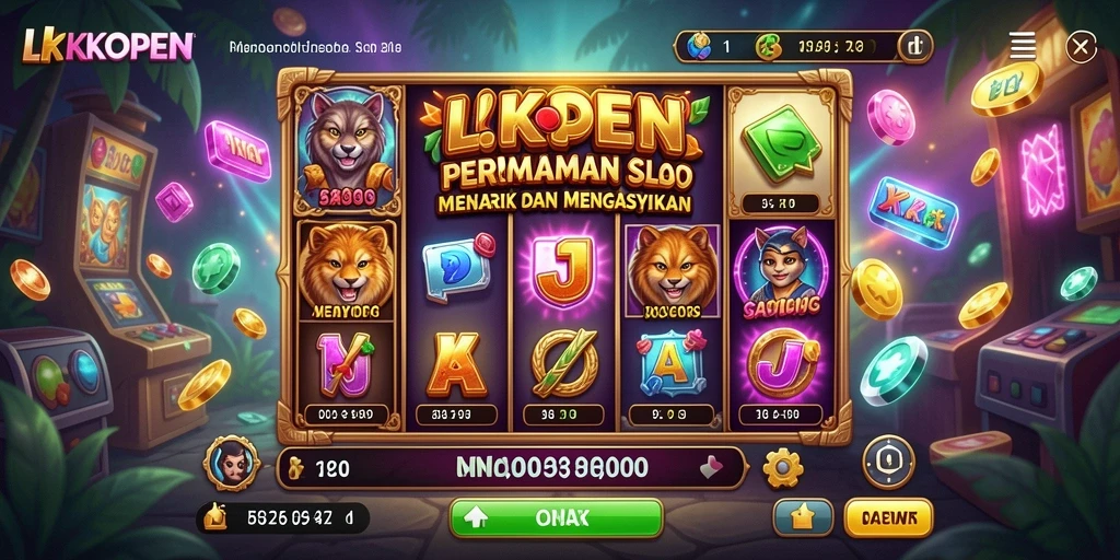 Tampilan gameplay LKOPEN yang menarik dan penuh warna.