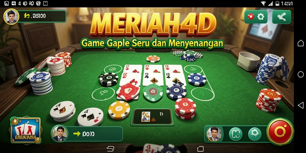 Tampilan gameplay MERIAH4D yang seru dan interaktif.