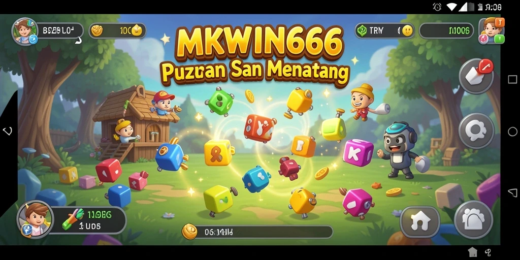 Gameplay <strong>MKWIN666</strong> yang menantang dan seru di dalam puzzle.