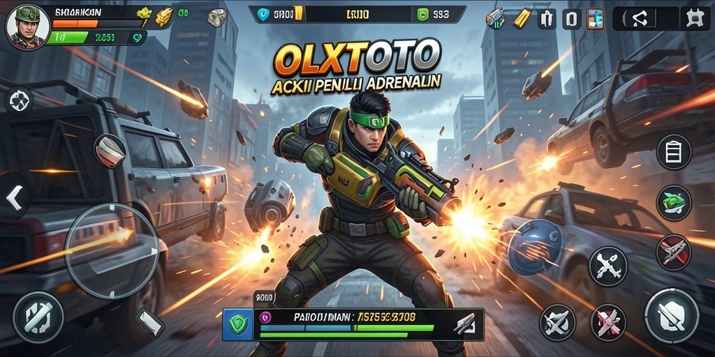 Tampilan gameplay menegangkan OLXTOTO dengan aksi yang intens.