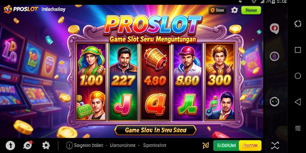 Tampilan gameplay Slot yang menarik dan seru di PROSLOT.