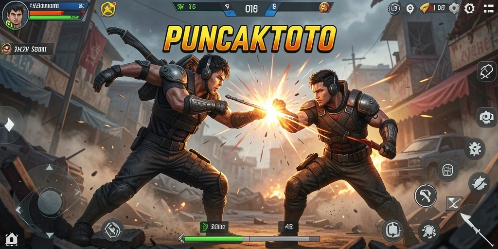 Gameplay mendebarkan PUNCAKTOTO dengan aksi yang intens.