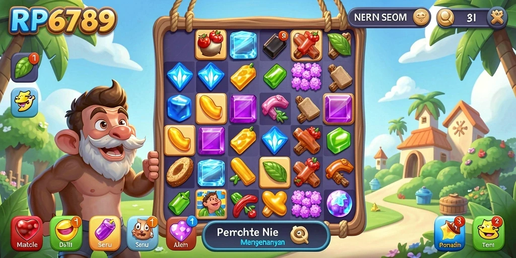 Tampilkan gameplay seru dari RP6789 dengan tantangan Match-3.