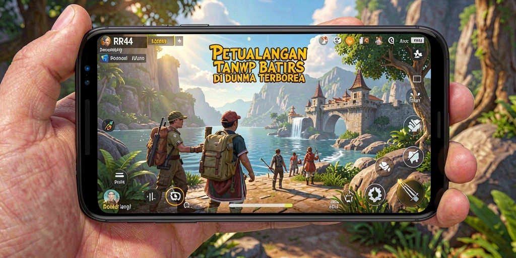 Tangkapan layar menampilkan petualangan di dunia terbuka RR44.
