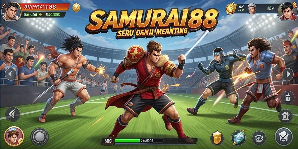 Tampilan gameplay menarik dengan grafik yang menawan di SAMURAI88.