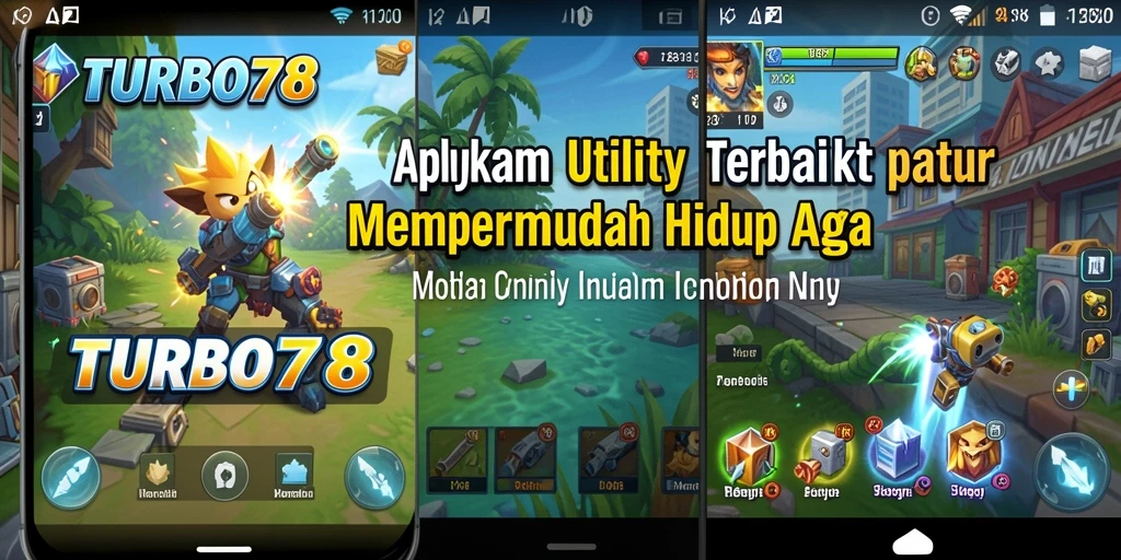 Tampilan antarmuka TURBO78 yang sederhana dan mudah digunakan.