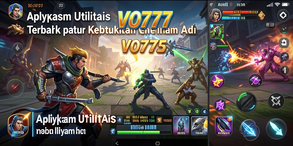 Screenshot utama VO777 menampilkan antarmuka aplikasi yang intuitif dan mudah diakses.